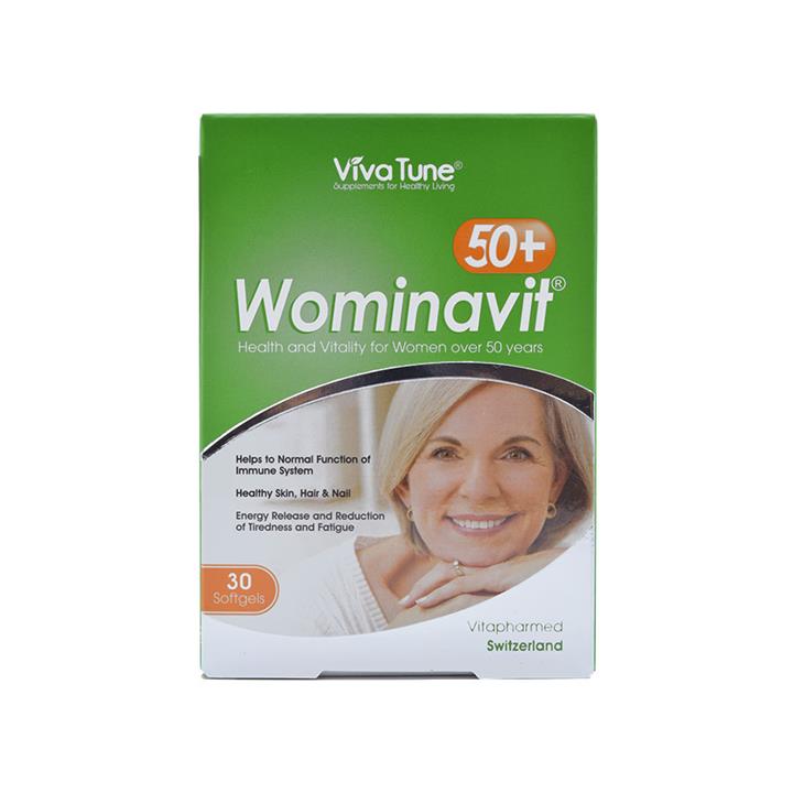 سافت ژل ومیناویت بالای 50 سال ویوا تون 30 عددی